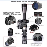 3-9x40 Illuminated Tactical Scope with Red Laser & Holographic Dot Sight