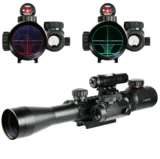 3-9x40 Illuminated Tactical Scope with Red Laser & Holographic Dot Sight