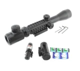 3-9x40 Illuminated Tactical Scope with Red Laser & Holographic Dot Sight